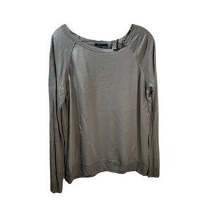 VINCE Pullover Shirt Long‎ Sleeves Wide Neckline Small